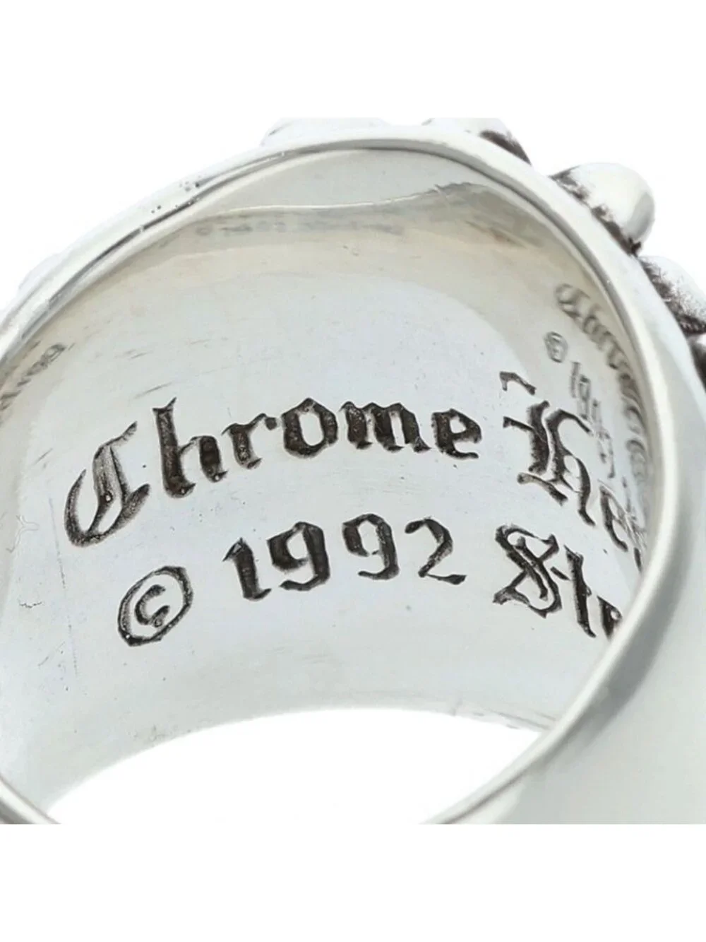 Chrome Hearts Keeper Silver Ring